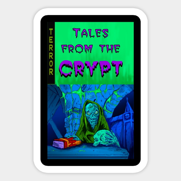 tales from the crypt Sticker by Art Of Lunatik